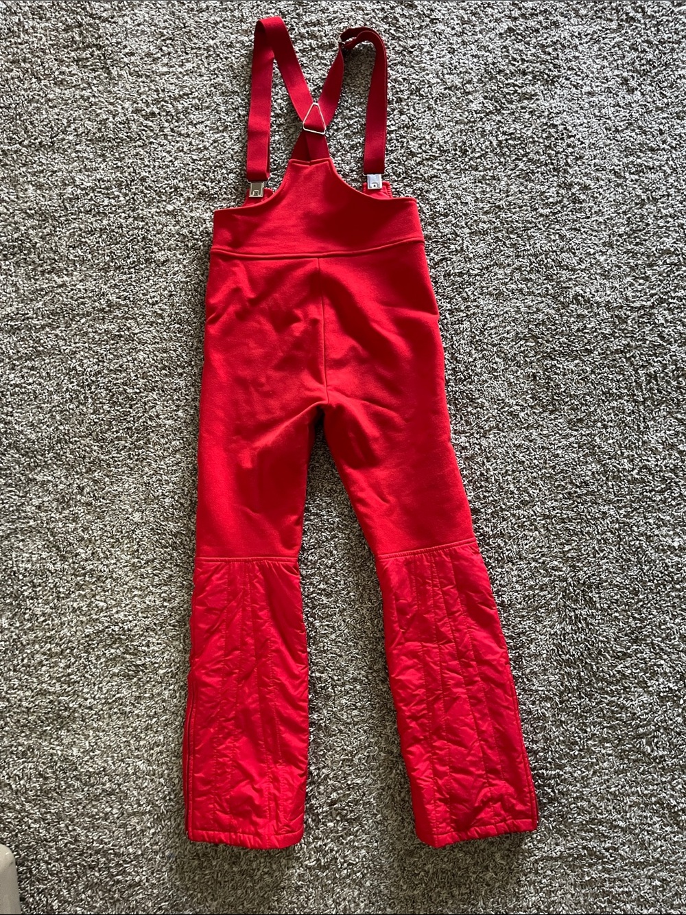 Coleman Bright Red Kids Snow Bib Overalls with Adjustable Suspenders